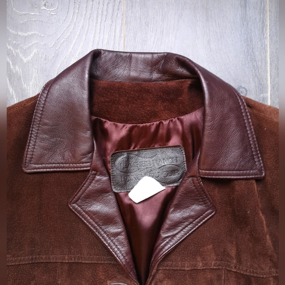 Brown Leather Jacket - Picture 3 of 5